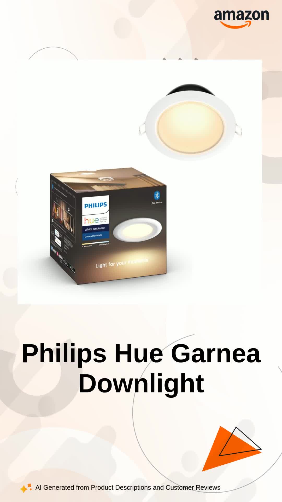 PHILIPS Hue White Ambiance LED3個＋リモコン Buy PHILIPS HUE 10.5 Watts Garnea Downlight (Cutout Size: 150mm