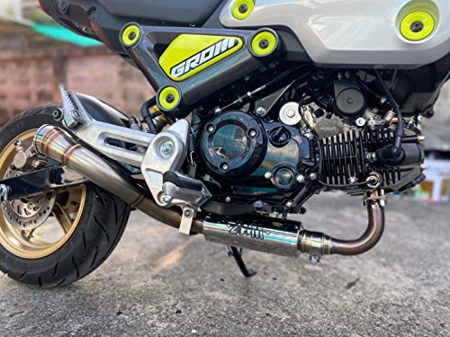 ZoOM Exhaust Fit For New GROM 125 2022 Full System Low Mount stock engine