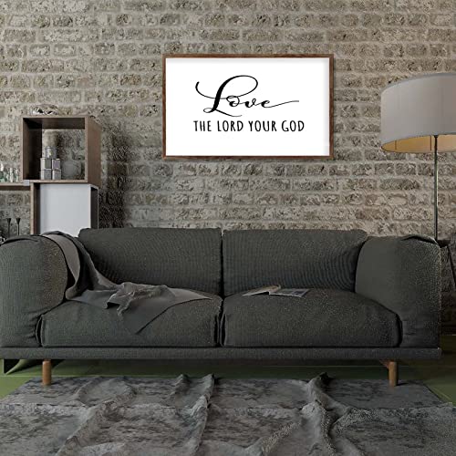 Plaque murale en bois avec citation spirituelle pour décorer une entrée chaleureuse - 4