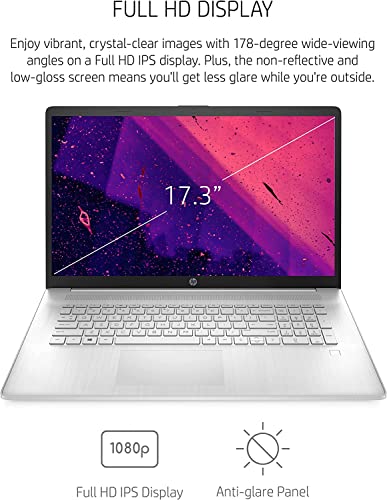 Image of HP [Windows 11 Pro] 2023 Pavilion Business Laptop, Intel Core i5-1155G7, 17.3 inch FHD IPS Display, 16GB RAM, 1TB SSD, Intel Iris Xe Graphics, Backlit Keyboard, WiFi, Type-C, Long Battery Life, Durlyfish