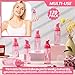 Dandat 120 Pcs 2 oz Plastic Foam Soap Dispensers Bulk Refillable Foaming Pump Bottle Empty Mini Shampoo Lash Cleaning Bottles for Travel Cosmetics Hand Soap(Pink)