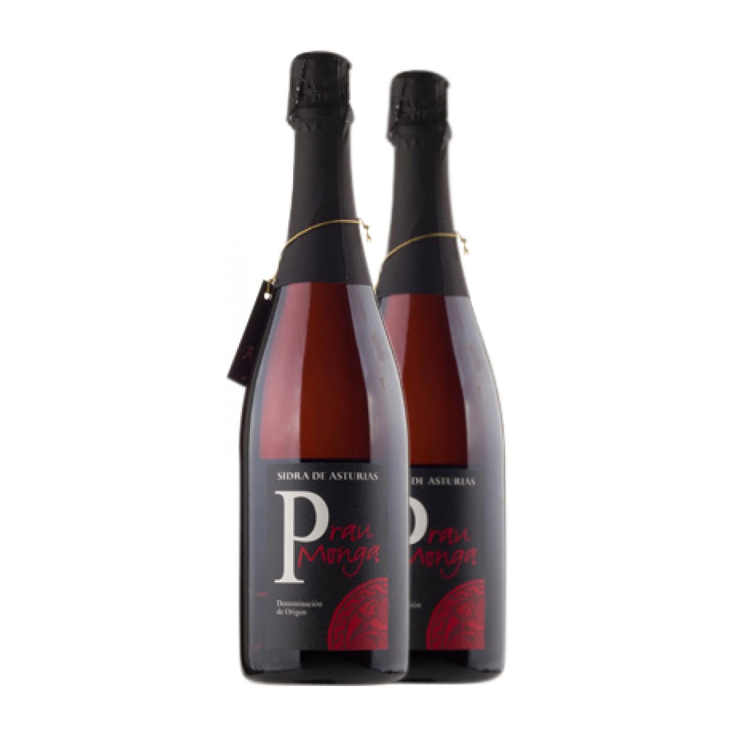 Sidra Viuda de Angelón Prau Monga Brut Sidra de Asturias Reserva Botella Especial 1,5 L (Caja de 2 Botella Especial de 1,5 L)