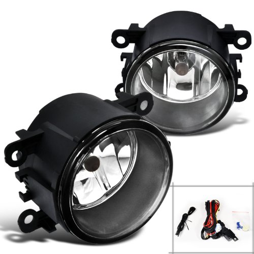 Spec-D Tuning LF-MST05COEM-APC Ford Mustang Focus Ranger Taurus X Model Clear Chrome Fog Lights