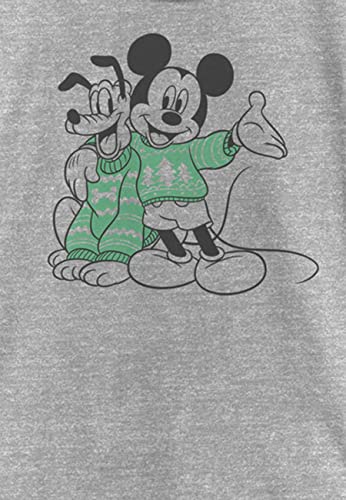 Disney Characters Sweater Pals Girl's Heather Crew Tee2