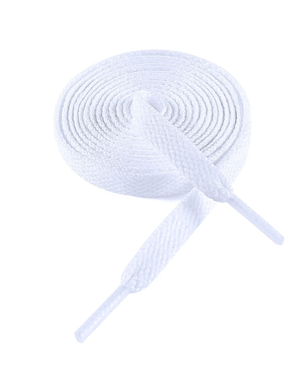 Flat Trainers Shoelace, 8mm Wide Shoe Lace for Sneakers, Premium Trainer Shoe String, Replacements for Athletic Sport Shoelaces