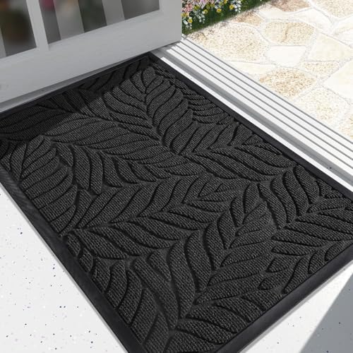 Yimobra-Front-Door-Mat-Outdoor-Indoor-295x17-All-Season-Waterproof-Welcome-Mat-All-Weather-Outside-Entrance-Mat-Non-Slip-Patio-Porch-Doormat-Low-Profile-Fade-Resistant-Black Yimobra Front Door Mat Outdoor Indoor 295×17 All Season Waterproof Welcome Mat All Weather Outside Entrance Mat Non Slip Patio Porch Doormat Low Profile Fade Resistant Black