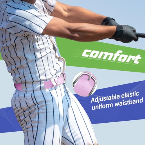 Image of Hercicy 12 Pcs Baseball Belts Softball Belts Bulk for Adult and Youth Adjustable