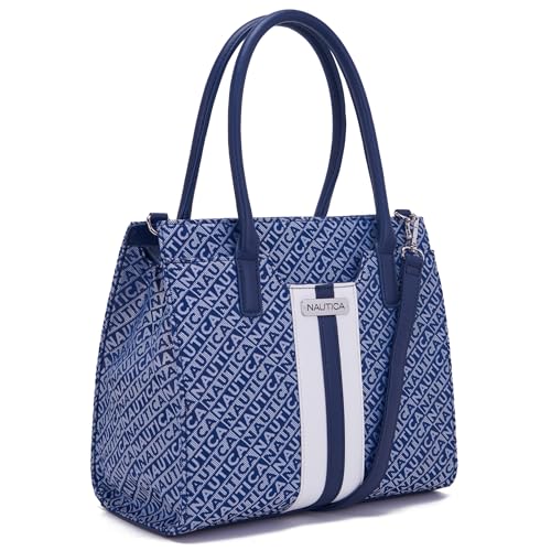 Image of Nautica Womens Sandy Jr. Top Handel Satchel with Removable Crossbody Strap