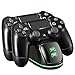 Produktbild PS4 Controller Ladestation Playstation 4 Ladestation PS4 Docking Station Charger Stand mit LED Anzeige Kompatibel mit Sony PS4, Playstation4, PS4 Pro, PS4 Slim