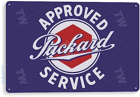 Packard Retro Logo Dealer Service Parts Shop Garage Wall Decor Metal Tin Sign EB