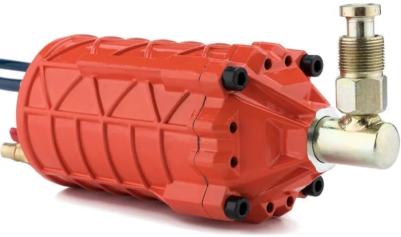 Industrial Grade Pneumatic Jack Lift, High Power Air Hydraulic Jack Booster Pump(Round 24MM)