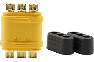 10 Pair 3.5MM 3 Core T-MR60 Plug Sheathed Connector for RC Models