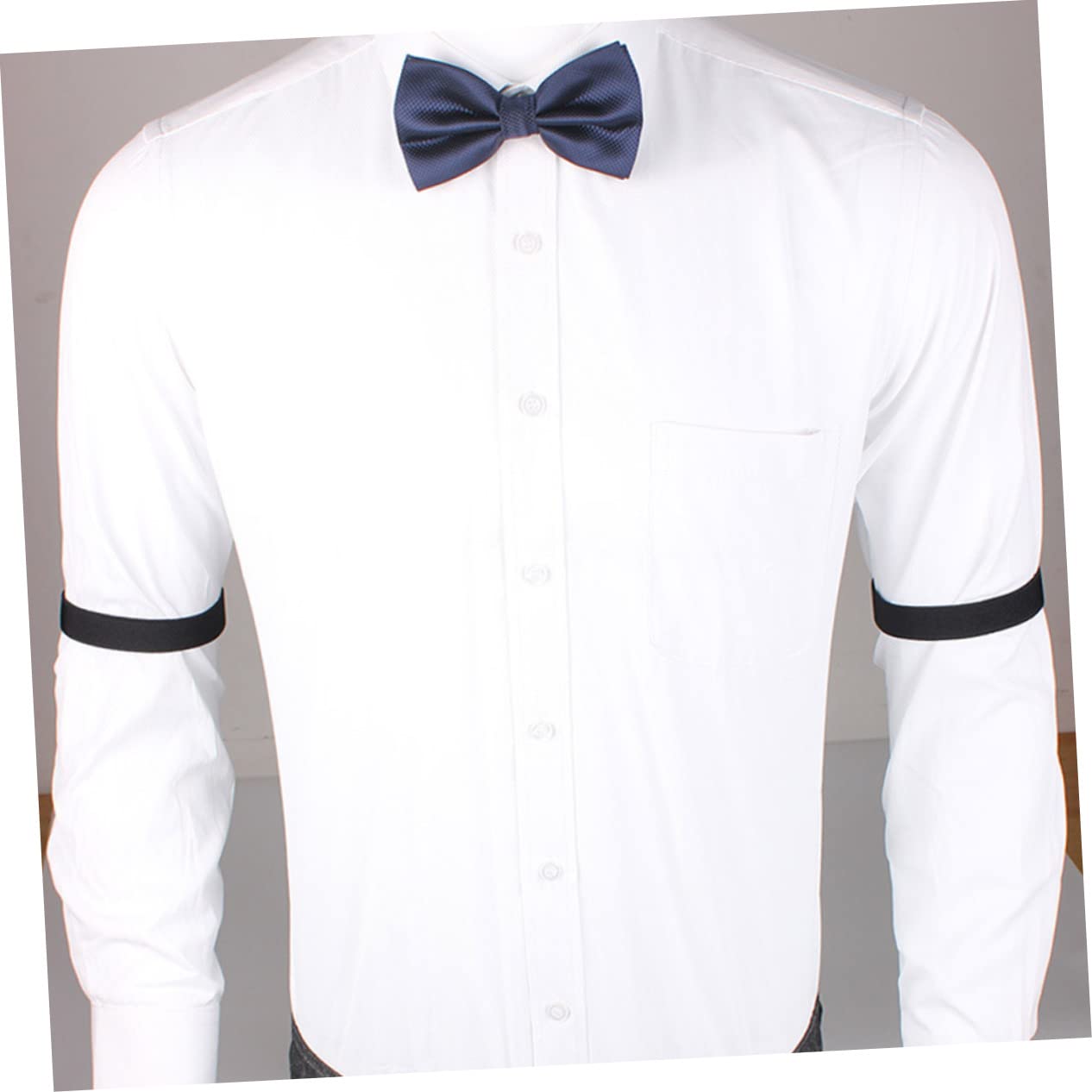 COLLBATH Protective Sleeves for Arms Elastic Arm Band Adjustable Garters for Shirts