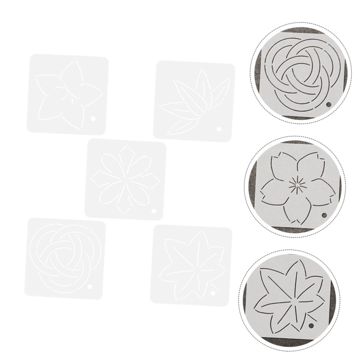Lurrose 20piezas Plantillas De Acolchado Regla De Corte Para Costura Herramienta De Dibujo Acrílico Para Diseño y Remodelación De Ropa