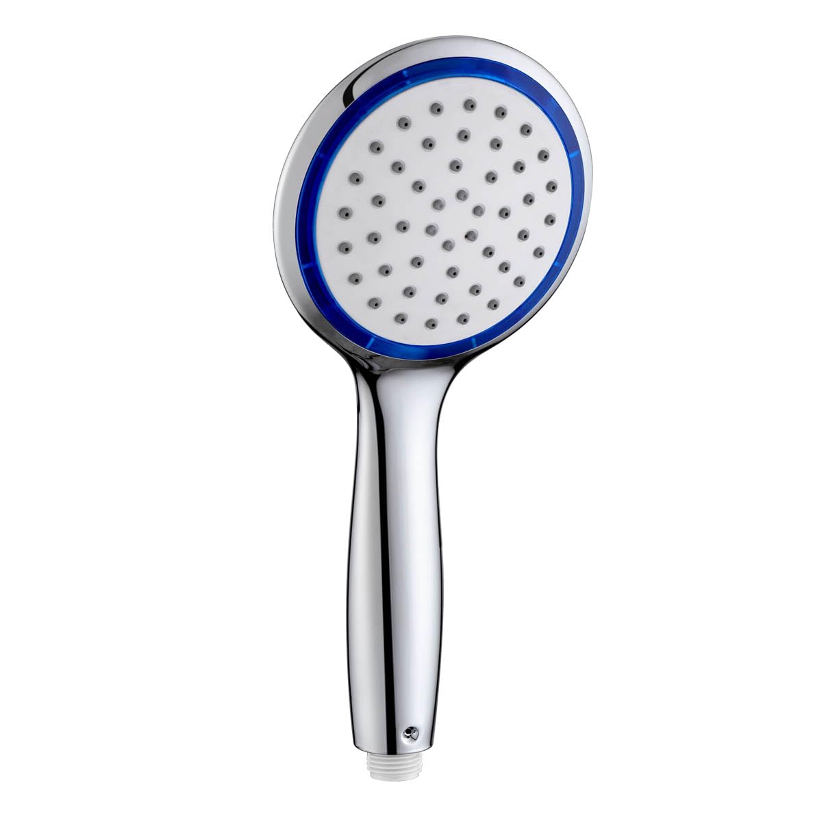 Shower Head with Self Powered Flow Meter, Water and Energy Saving Design (Single Function, Blue) - Image 2