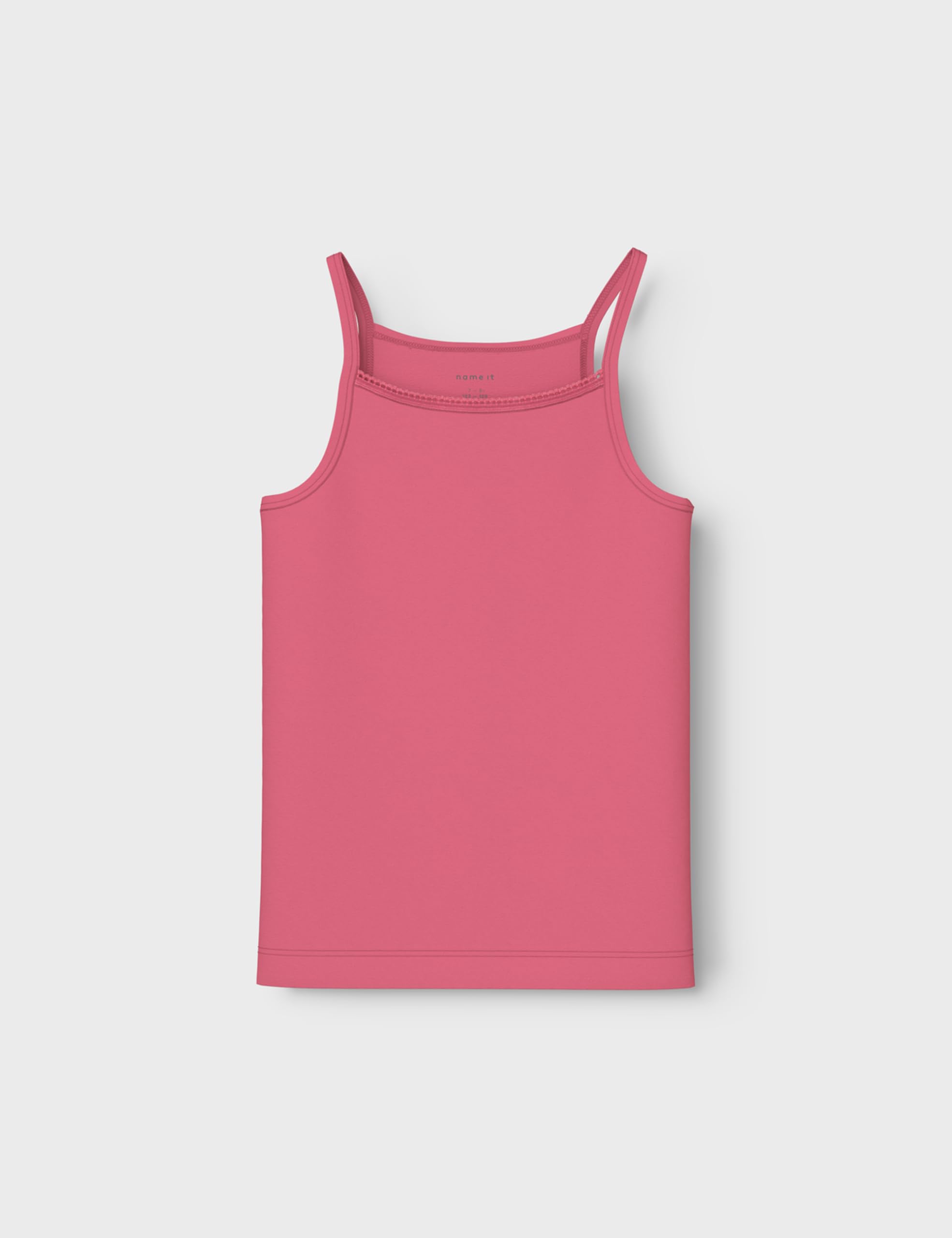 NAME IT Mädchen Nkfstrap Top 2P Raspberry Noos
