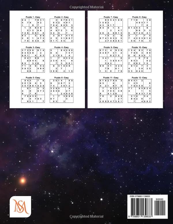 Vista 2 de Sudoku for Adults Over 1000 Easy to Medium Puzzles for Mindful Solving - Unleash Your Inner Sudoku Genius with a Wealth of Engaging Challenges