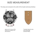 BISONSTRAP Watch Strap, Vintage Leather Replacement Bracelet, Band Width-14mm 15mm 16mm 17mm 18mm 19mm 20mm 21mm 22mm 23mm 24mm - Image 5
