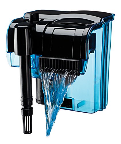 Image of Penn-Plax Cascade 100 Power Filter - Hang-On Filter with Quad Filtration - Great for Freshwater and Saltwater Setups