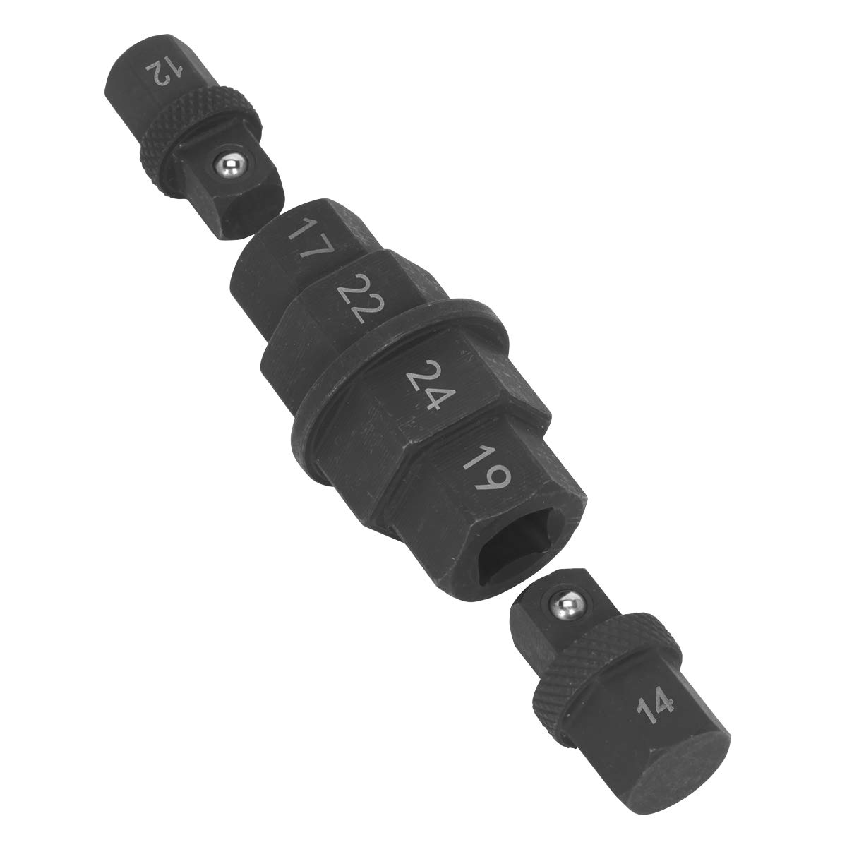 Sealey Ms008 12, 14, 17, 19, 22 & 24Mm Motorcycle Spindle Tool 5051747558816
