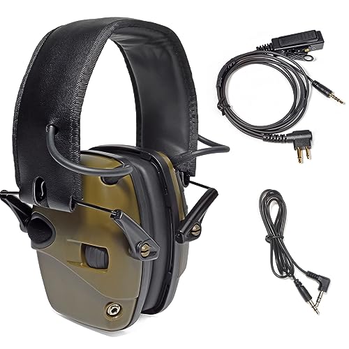 HYSHIKRA Radio Headset, Sound Amplification Electronic Shooting Earmuff...