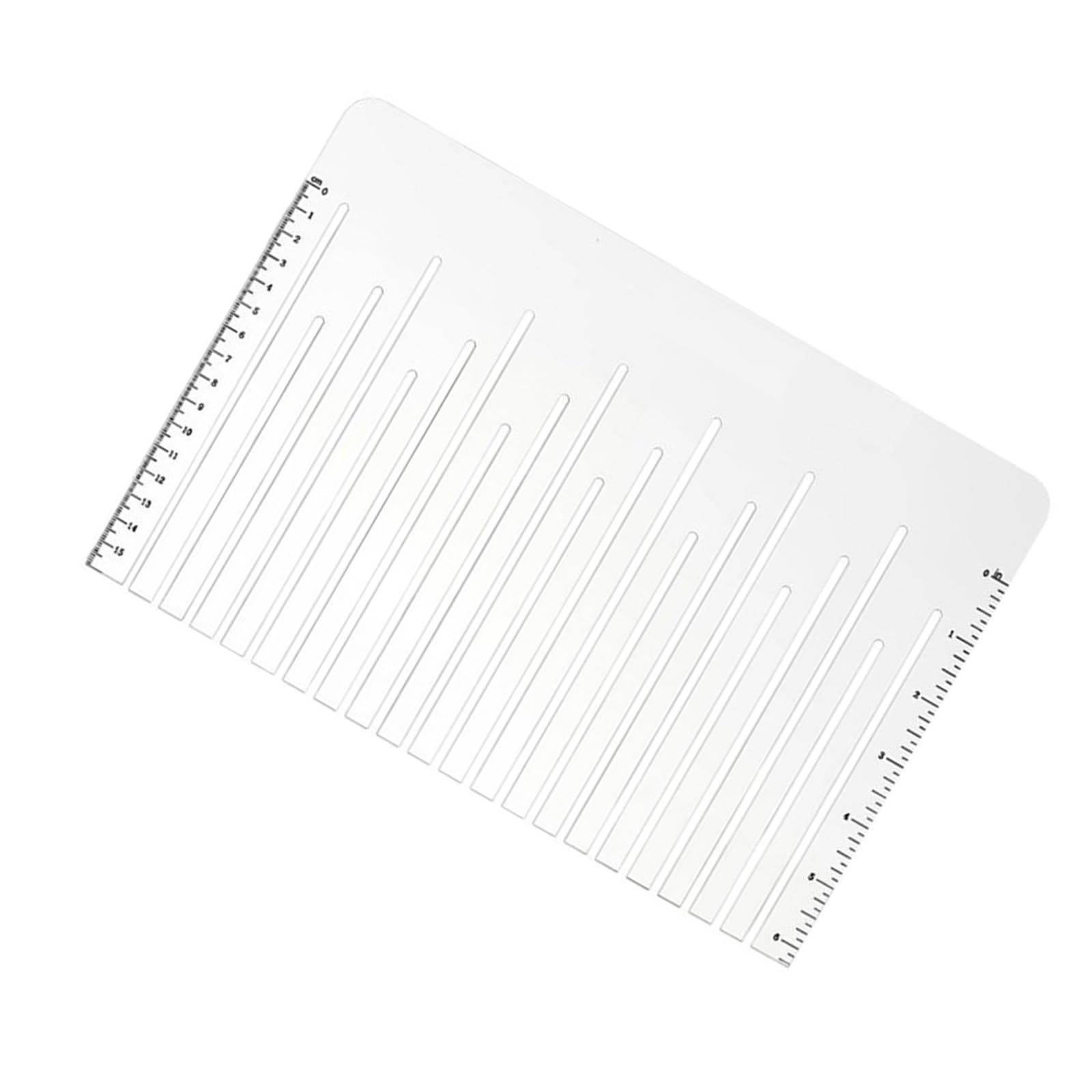 Multifunctional Acrylic Template for Sewing Crafting with Florals Design Transfer Tool Sewing Ruler