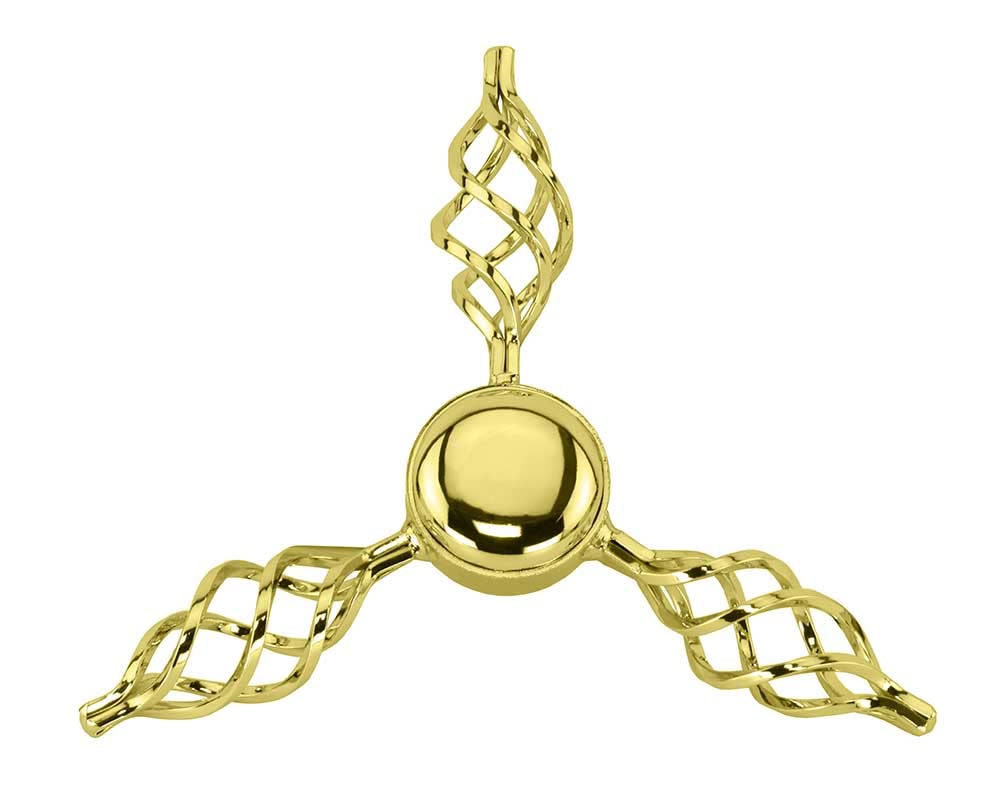 Lowrider Bike Cage Twisted Knock-Off T/Less Gold.