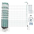 RentACoop Poultry Netting Electric Fence - Electric Poultry Enclosure for Chickens, Ducks, Turkeys - Suitable for 4 Week Old Chickens/Older and Adult Poultry - Energizer Not Included - 168' L x 42" H