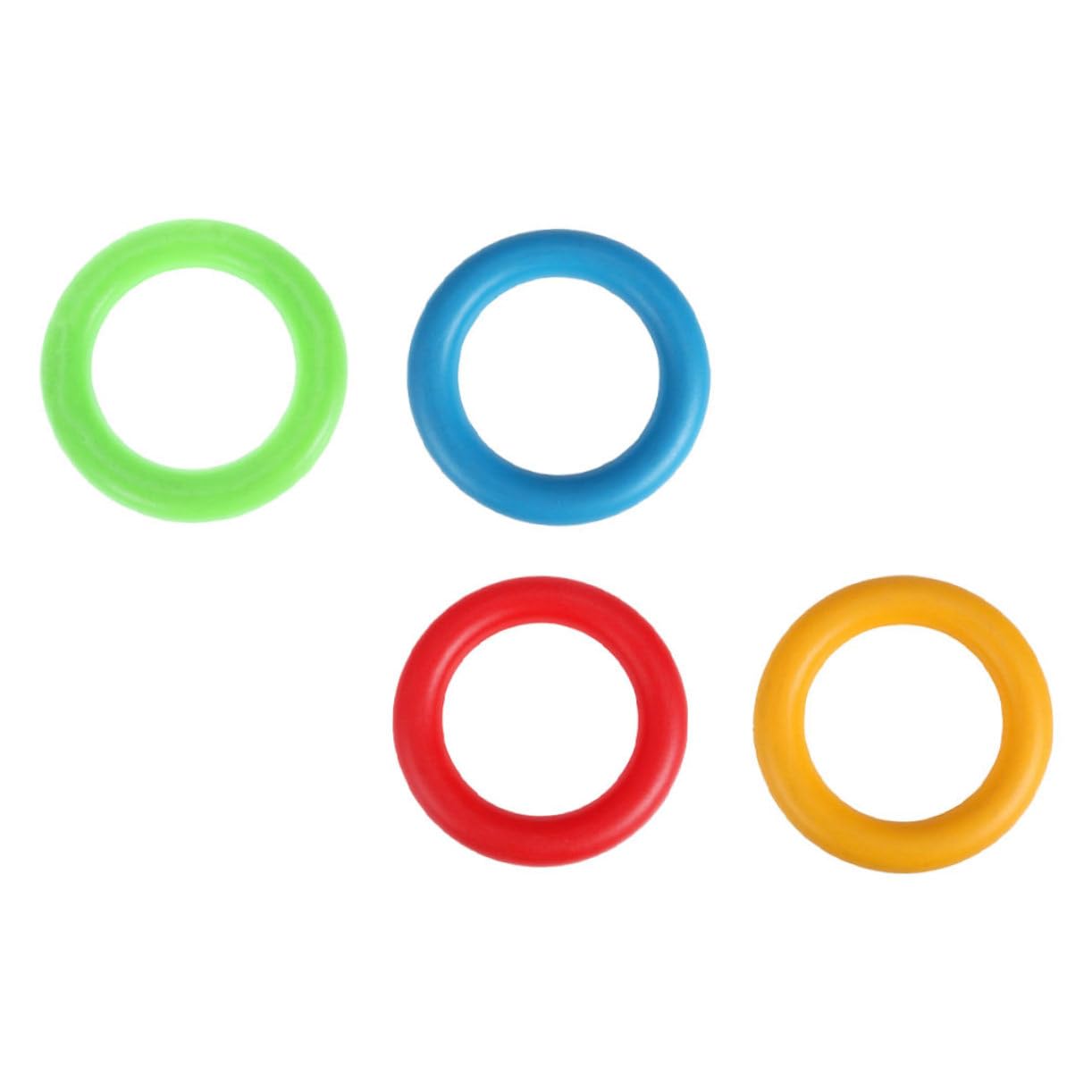 MUSISALY 4Pcs Pe Gymnastic Rings Throwing Rings for Play Develops Motor Skills Hand Eye Coordination Fitness