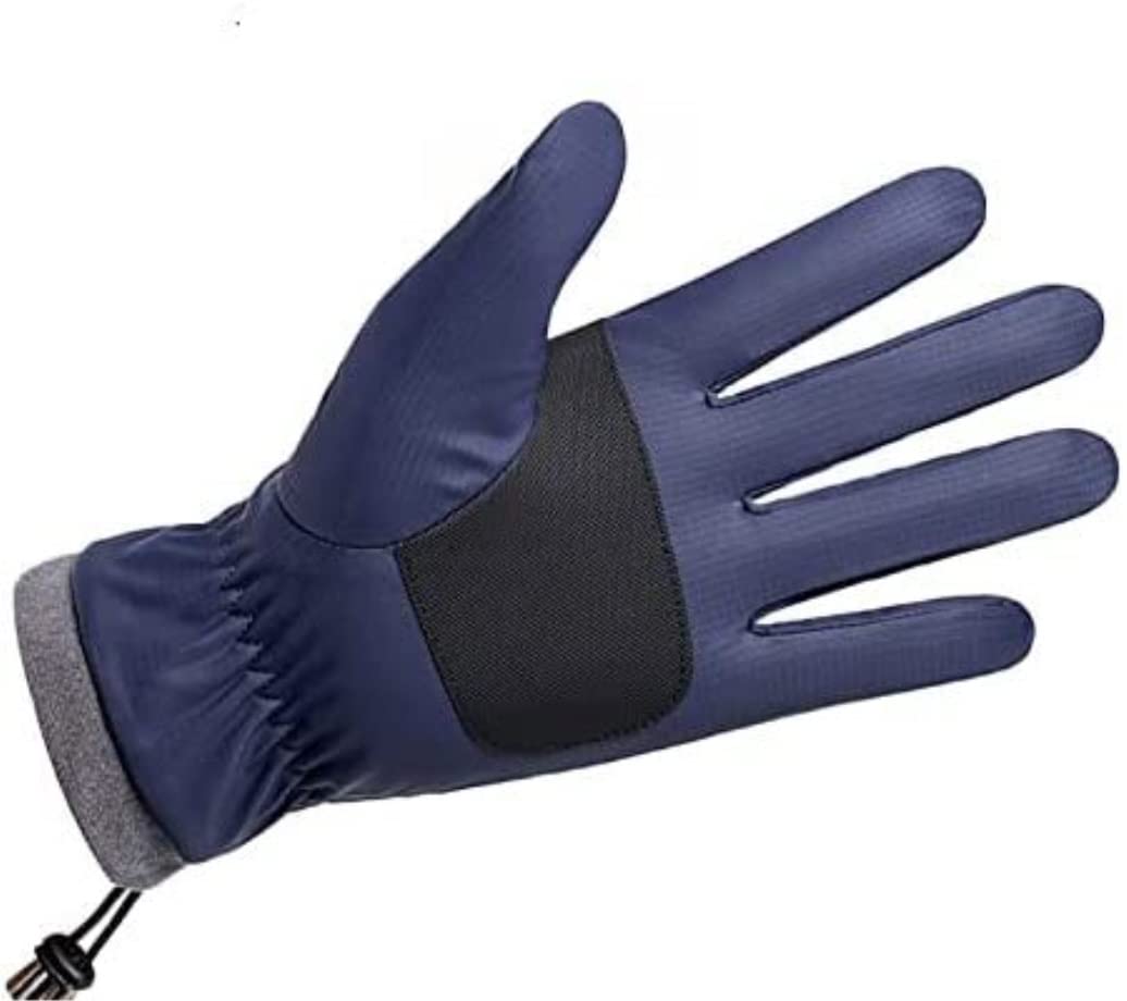 Guantes Ciclismo Deporte Guantes De Esquí Cálidos Invierno Pantalla Táctil Más Equitación Antideslizantes Terciopelo para Exteriores Acolchados Exteriores