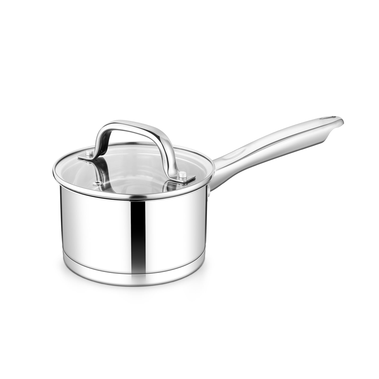 TeamFar 1 qt Saucepan with Tri-ply Bottom