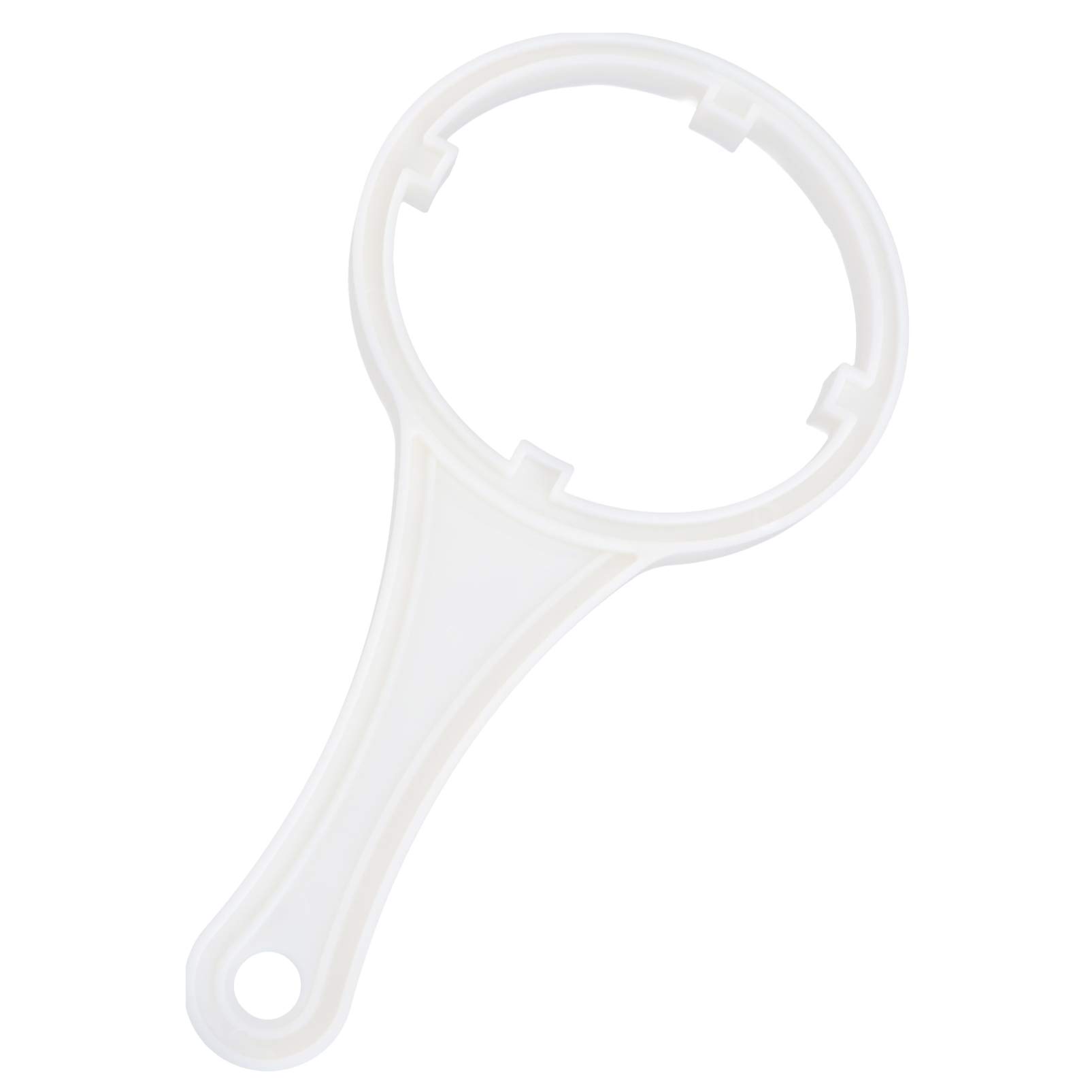 Doitool White Filter Housing Wrench Spanner For Water Purifier 10 Inch Lightweight Water Filter Wrench Tool With Strong Membrane Cup Design For Easy Replacement