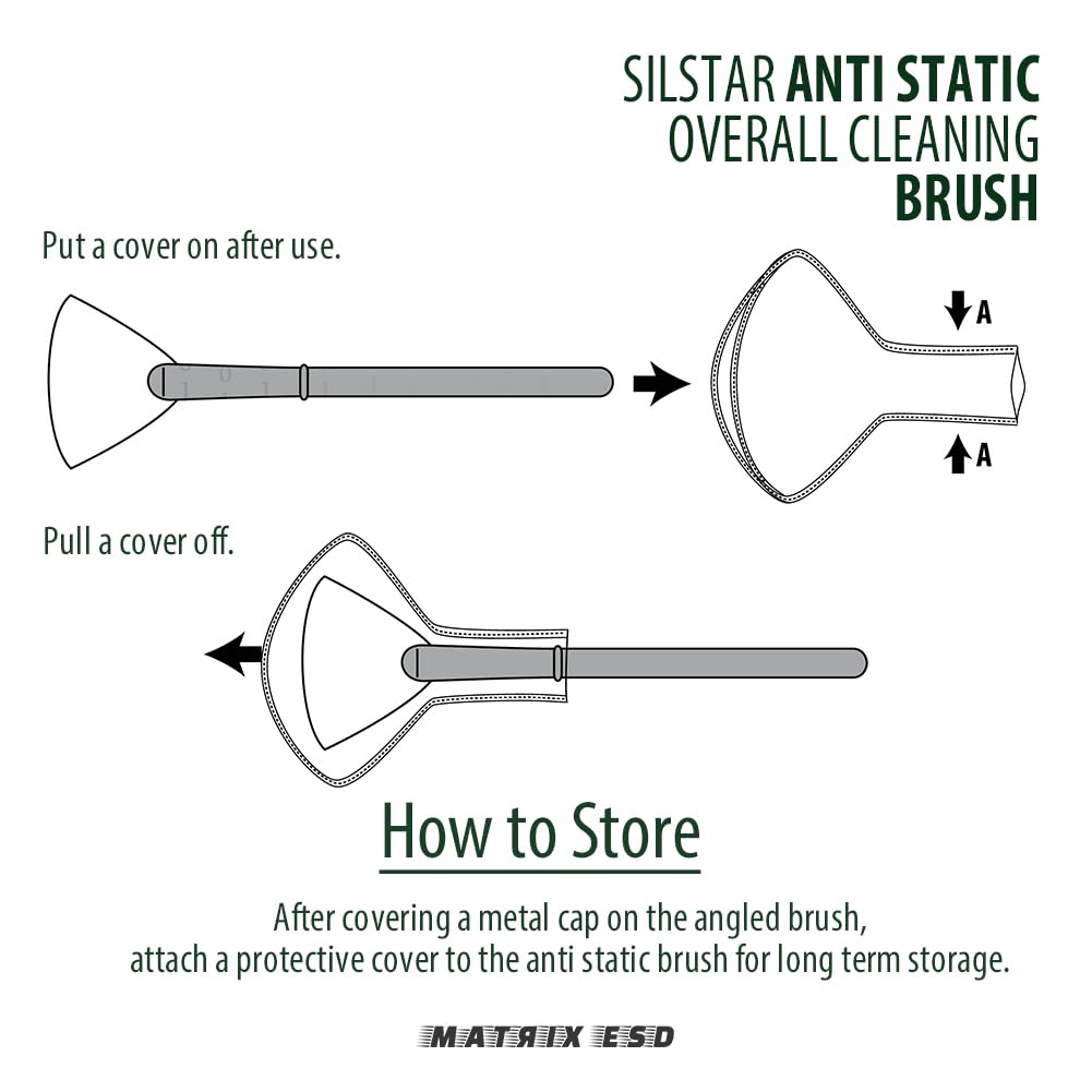 SILSTAR Anti Static Brush - Clean Models & Figures -10 SILSTAR Anti Static Brush - Clean Models & Figures -10