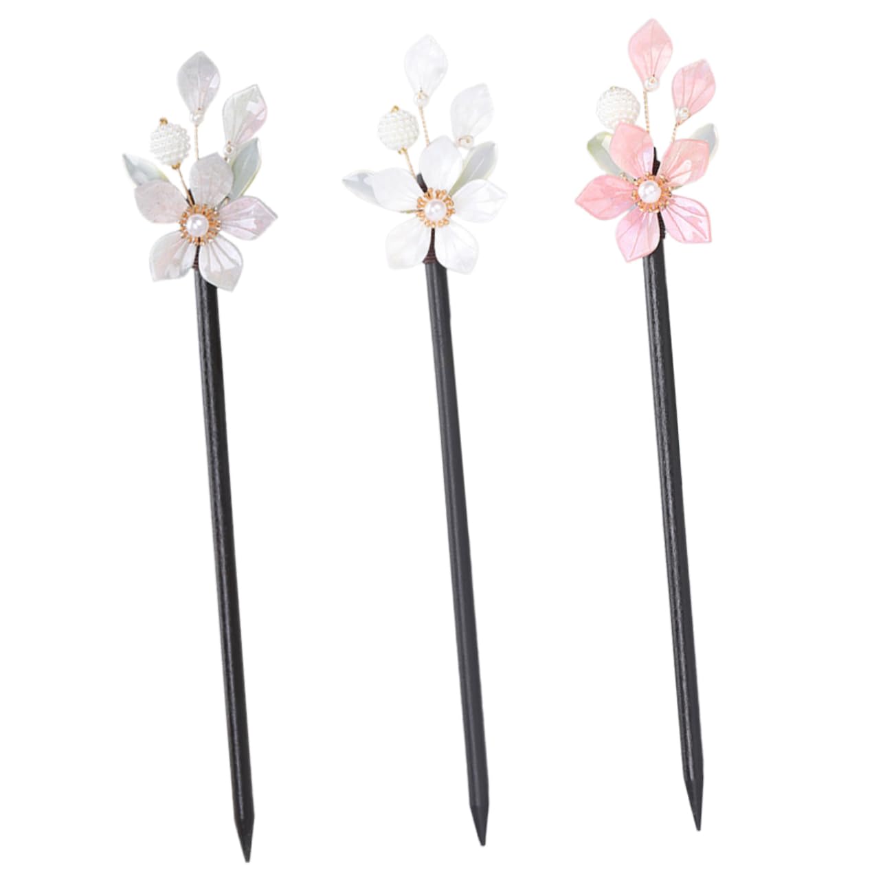 FOMIYES 9piezas Horquillas Chinas De Madera Para Moños Accesorios Decorativos Para Peinados De Palillos Cabello