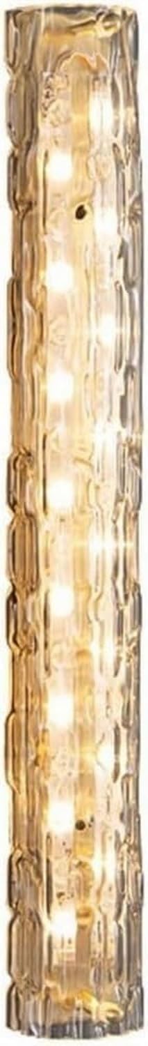 Jybnbbe Height 60Cm Wall Light Brass Linear Crystal Led Mounted Modern Gold Long Sconce Indoor Bathroom Mirror Vanity Bar Bedside Lamp,Chandelier,