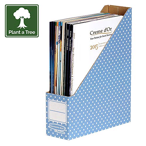 Fellowes Style Lot de 10 Porte-revues A4 Bleu/Blanc Cover