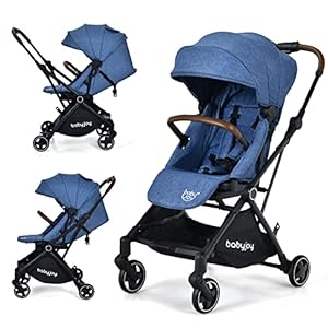 BABY JOY Baby Stroller, Foldable High Landscape Infant Carriage Newborn Pushchair with Reversible Seat, Adjustable…