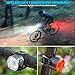 Luces Bicicleta, Luces Delanteras y Traseras Recargables USB Para Bicicleta, Impermeable LED...