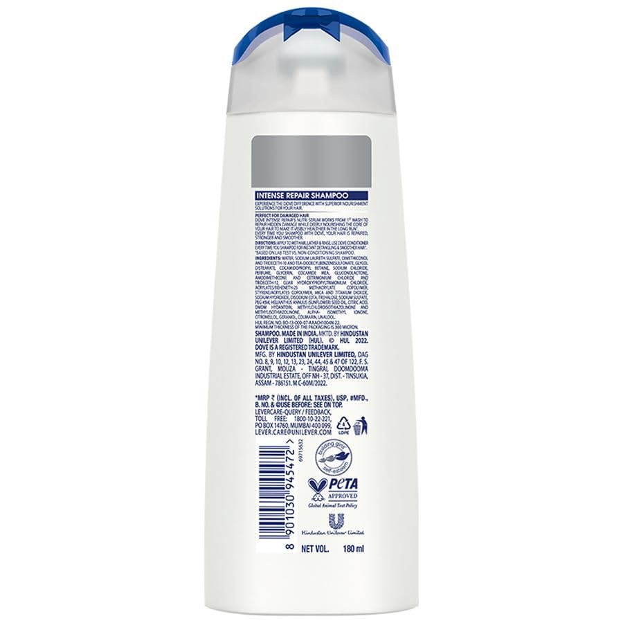 Image of Dove Intense Repair Shampoo, 180 ml