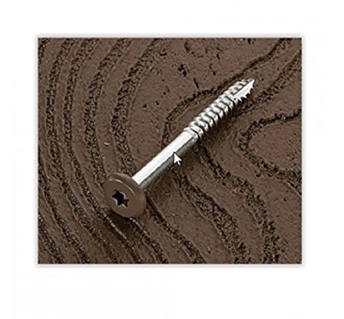 Starborn Deckfast No. 9 x 1-7/8 in. L Star Pan Head Epoxy Coated Fascia Screws 100 pk