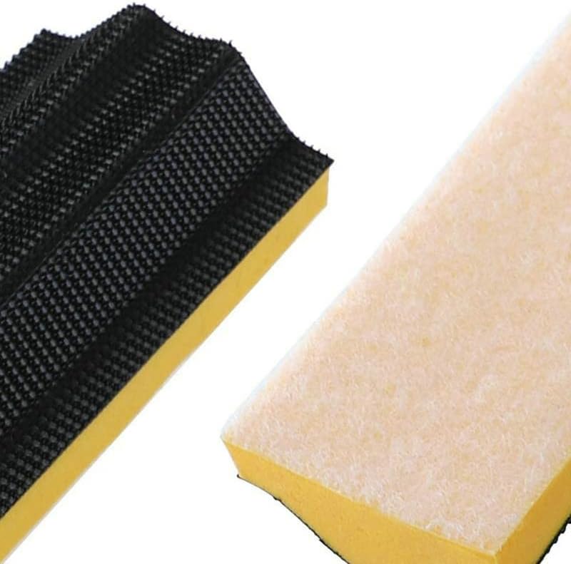 16PCS/Set Hand Sanding Block Set Hook And Loop Assorted Shaped Sanding Disc Holder Grinding Sponge Abrasive Tool