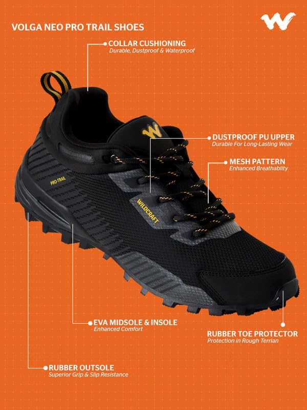 Image of Wildcraft Stylish Men Volga Neo Trail Running Shoes