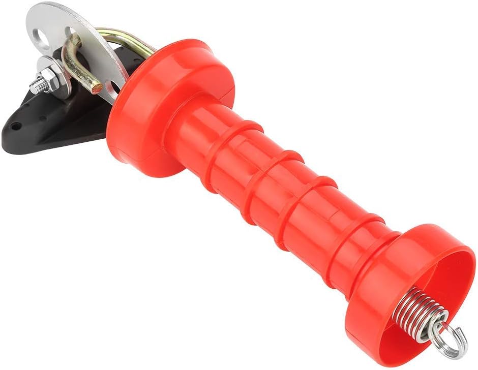10PCS insulated spring door handle, with 10 PCS insulators for electronic fence