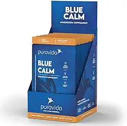 Pura Vida Blue Calm Limão Camomila Maracujá Spirulina Azul 20 Sachês