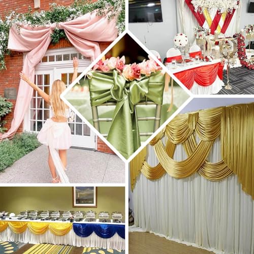 Premium Terracotta Satin Fabric Bolt - 54" Wide x 10 Yards for Elegant Weddings, Parties, and DIY Décor Projects 6 Premium Terracotta Satin Fabric Bolt - 54" Wide x 10 Yards for Elegant Weddings, Parties, and DIY Décor Projects - Image 5