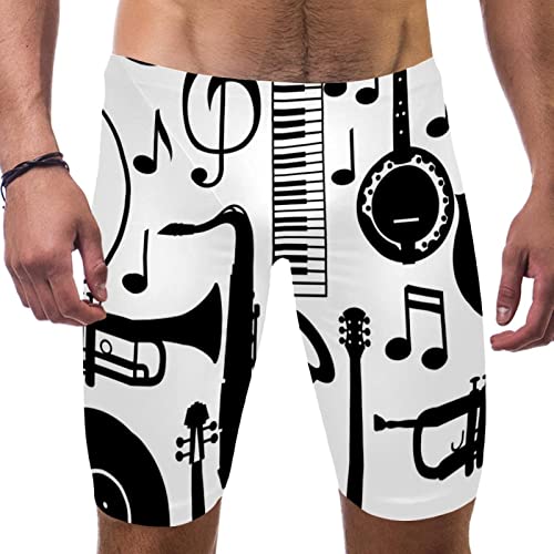 Swim jammers de natación para hombre bañador largo deportivo de guitarra racing