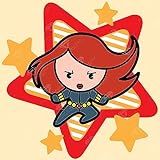 DIAMOND ART CLUB Marvel Black Widow Canvas Diamond Painting Kit, Superhero Diamond Canvas, Round 5D Diamond Art for Adults, 13' x 13' (32.8 x 32.8 cm)