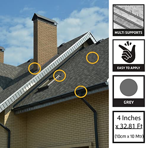 Image of SIKA - Multipurpose self-adhesive duct tape - MultiSeal AP - For concrete, metal, clay, tiles and wood - Easy to use - 10 cm x 10 m - Grey