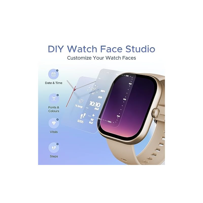 boAt Wave Sigma Smartwatch with 2.01" HD Display,Bluetooth Calling, Coins, DIY Watch Face Studio, 700+ Active Modes, HR&SpO2 Monitoring, Energy and Sleep Scores,IP67(Cherry Blossom) - Image 5