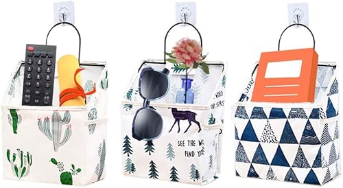 Estante pequeño para montar en la pared, organizador de armario colgante, paquete de 3 organizadores para dormitorio, organizador trasero de puerta, disponible en Yaxa Costa Rica